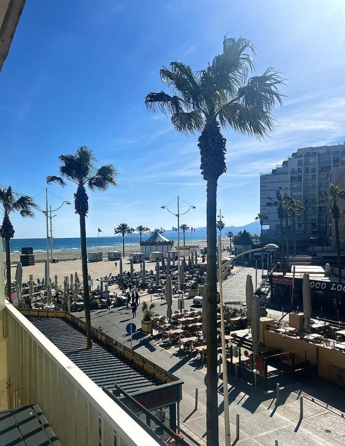 קאנט אן רוסיון Appartement 20 Mts Plage, Pl Mediterranee, Vue Mer Parking מראה חיצוני תמונה